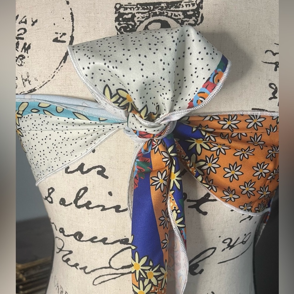 NEW- Handkerchief Top Multi Colored floral, boho designs Size S and M available - Picture 7 of 16